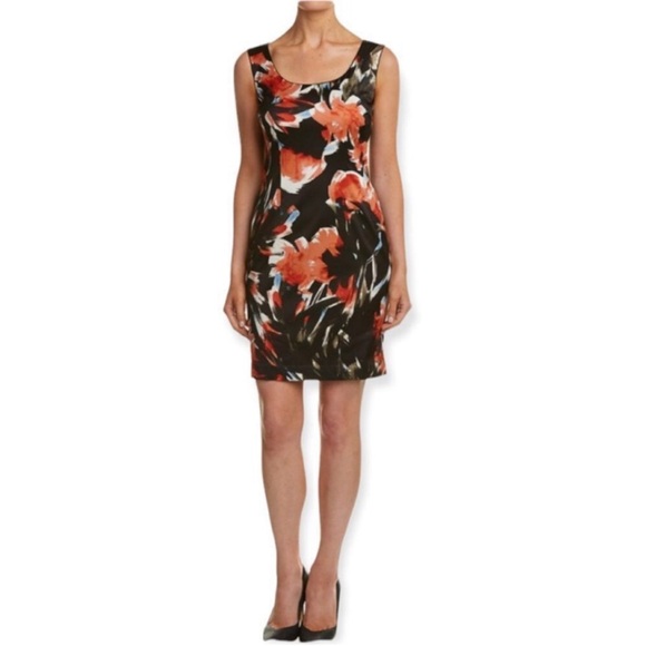 Lafayette 148 New York Dresses & Skirts - LAFAYETTE 148 New York Rebecca Floral Print Sleeveless Shift Sheath Dress